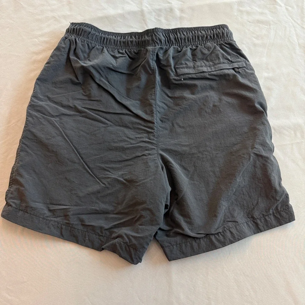 American Eagle‎ Mens Black Nylon Shorts Lined Zip Pocket Small